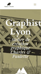 Mobile Screenshot of lyon-graphiste.fr